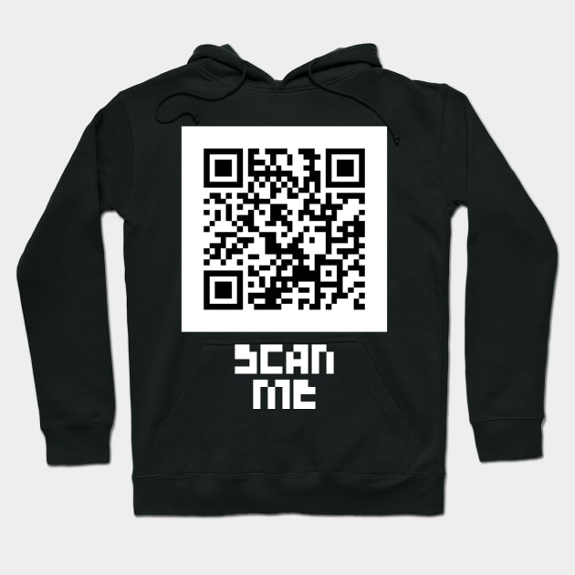 Qr Code Generator Scan me Hoodie by starnish